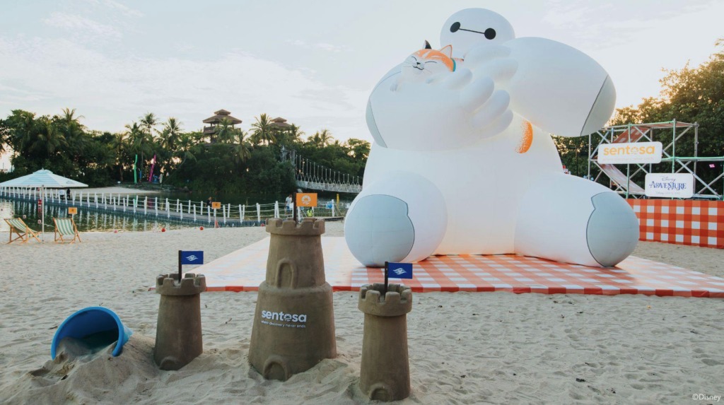 新加坡聖淘沙迪士尼2026｜Palawan Beach｜6米醫師Baymax