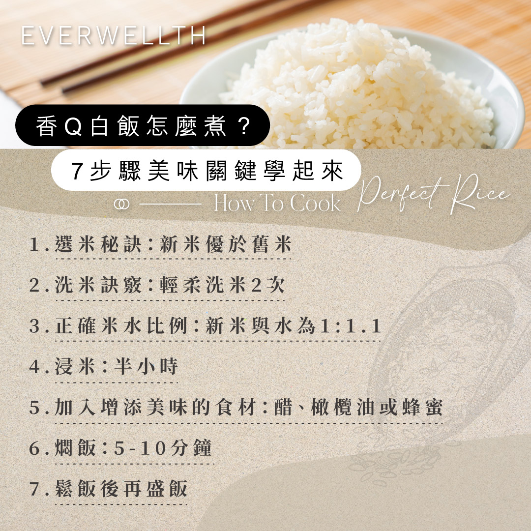 健康知識｜白飯如何煮得香軟Q又粒粒分明？煮飯7步驟藏美味關鍵 - Nutrition/Infographics /Infographics ...