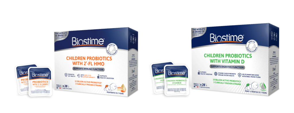 Biostime® HMO兒童益生菌及Biostime®兒童益生菌（含維他命D）