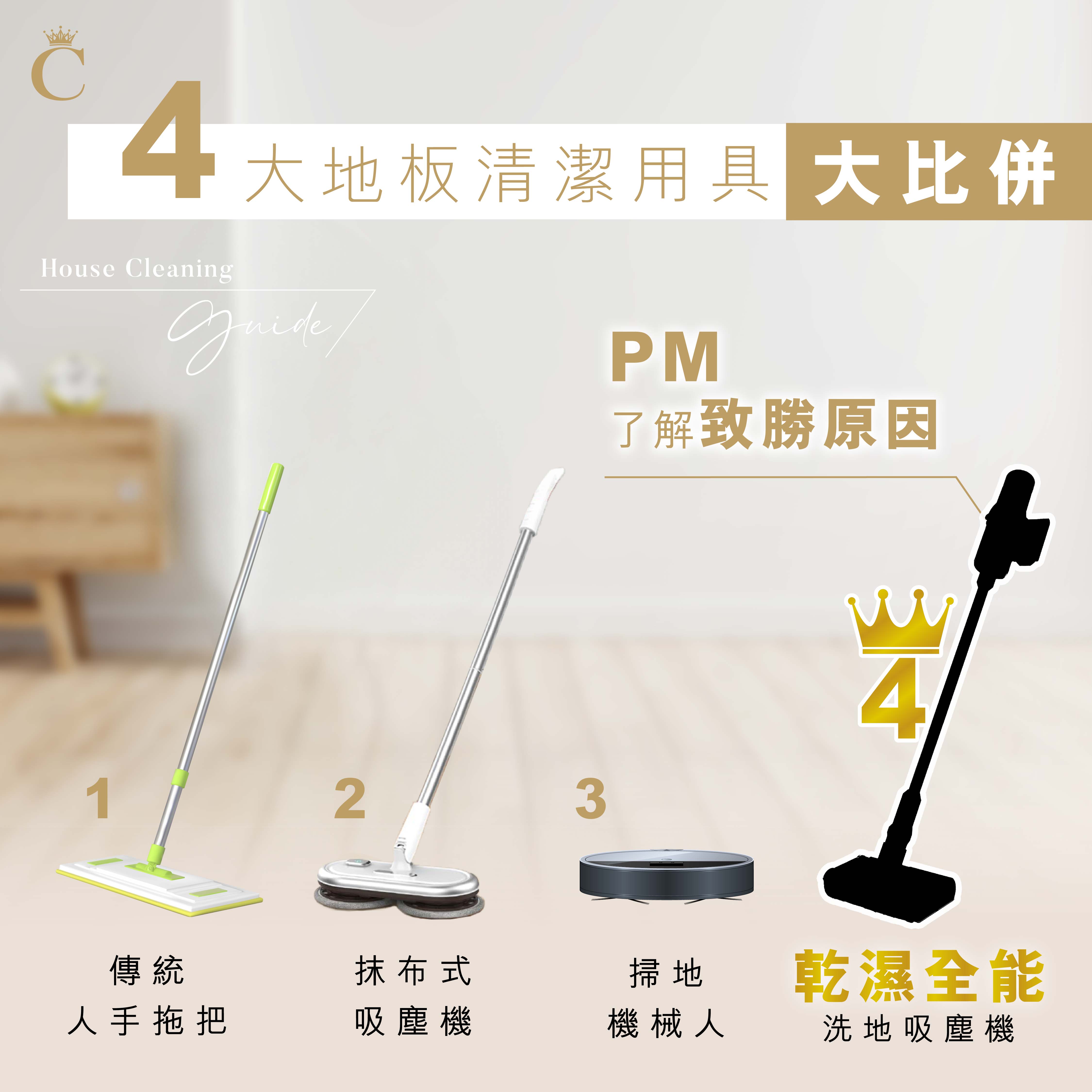 【拖地有法｜簡單到工人姐姐都識用！】即看 4 大地板清潔用具 ‧ 大比併
